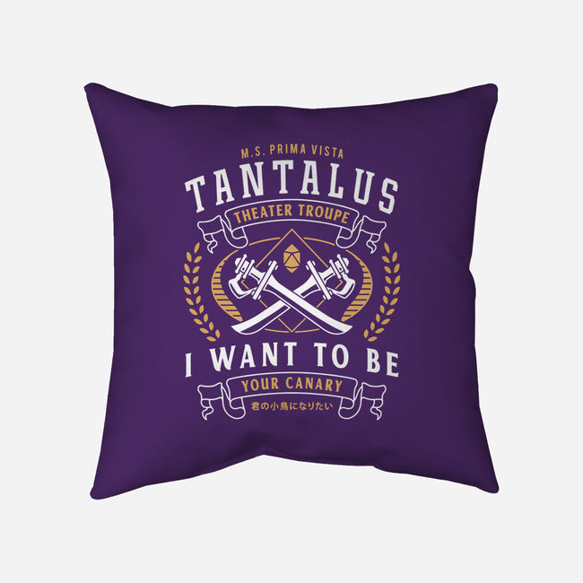 Tantalus Theater Troupe Emblem-None-Removable Cover w Insert-Throw Pillow-LAGELANTEE