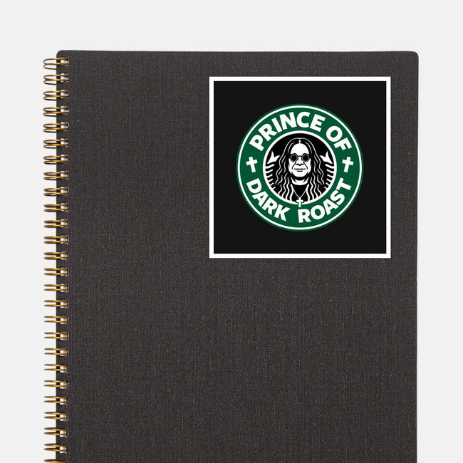 Prince Of Dark Roast-None-Glossy-Sticker-Boggs Nicolas
