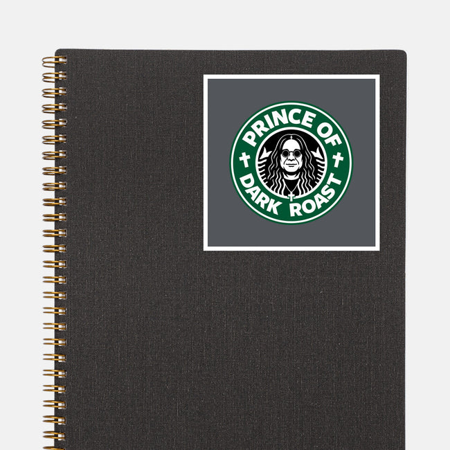 Prince Of Dark Roast-None-Glossy-Sticker-Boggs Nicolas