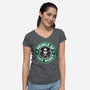 Prince Of Dark Roast-Womens-V-Neck-Tee-Boggs Nicolas
