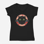 An Emotional Support Dragon-Womens-V-Neck-Tee-turborat14