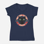 An Emotional Support Dragon-Womens-V-Neck-Tee-turborat14
