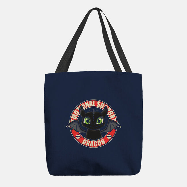 An Emotional Support Dragon-None-Basic Tote-Bag-turborat14