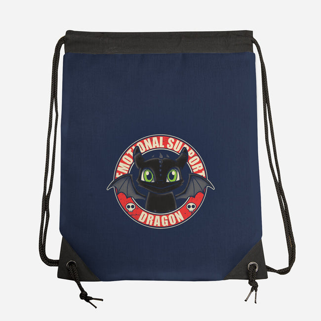 An Emotional Support Dragon-None-Drawstring-Bag-turborat14