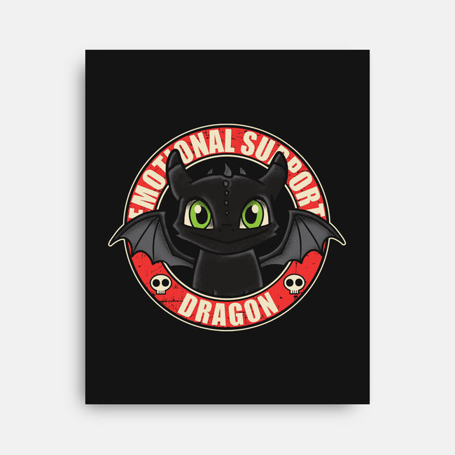 An Emotional Support Dragon-None-Stretched-Canvas-turborat14