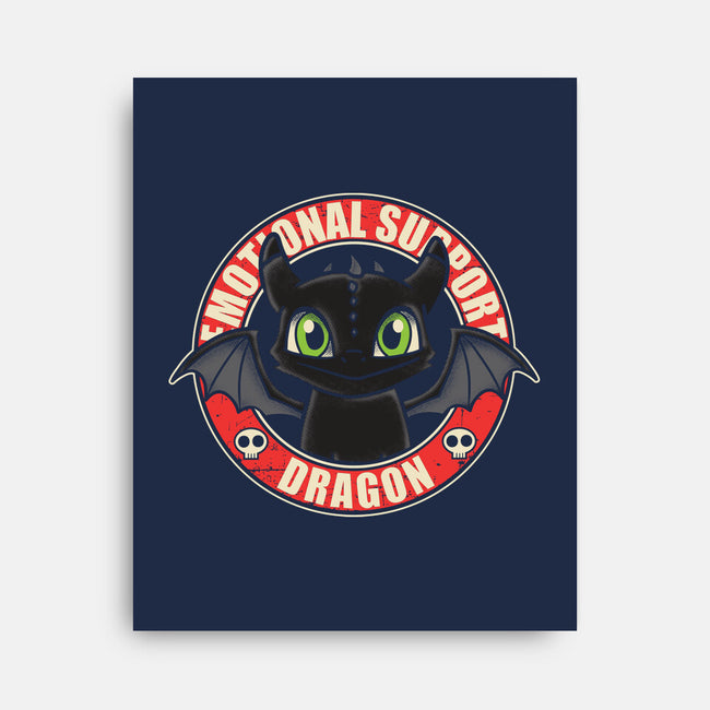 An Emotional Support Dragon-None-Stretched-Canvas-turborat14