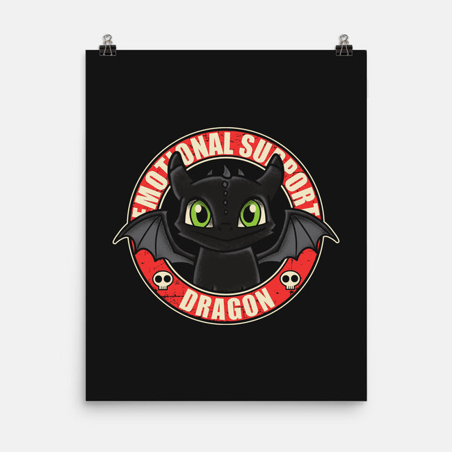 An Emotional Support Dragon-None-Matte-Poster-turborat14