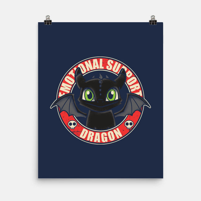 An Emotional Support Dragon-None-Matte-Poster-turborat14