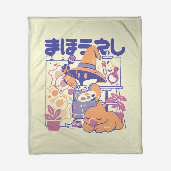 Artsy Mage-None-Fleece-Blanket-Arigatees