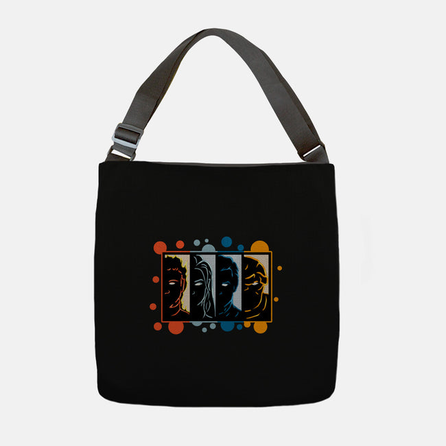 Four Faces-None-Adjustable Tote-Bag-nickzzarto