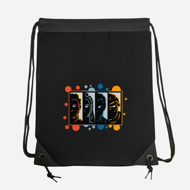 Four Faces-None-Drawstring-Bag-nickzzarto