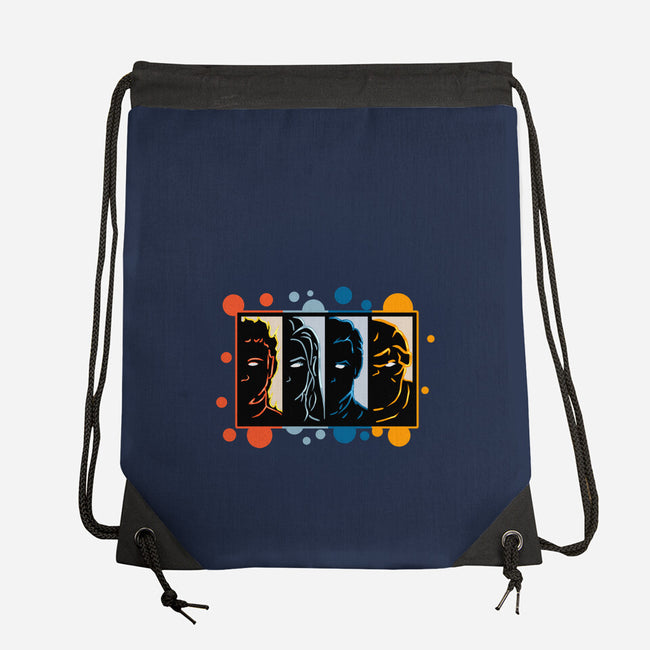 Four Faces-None-Drawstring-Bag-nickzzarto