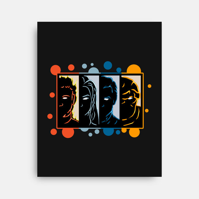 Four Faces-None-Stretched-Canvas-nickzzarto