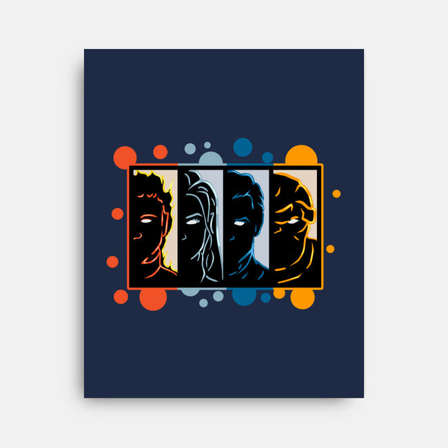Four Faces-None-Stretched-Canvas-nickzzarto