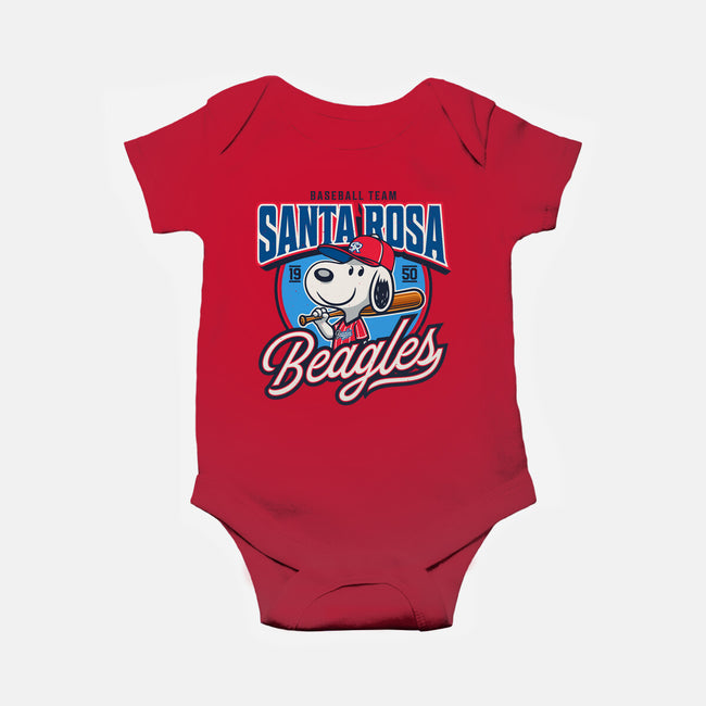 Santa Rosa Sluggers-Baby-Basic-Onesie-Popnotic