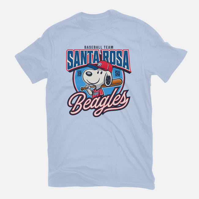 Santa Rosa Sluggers-Womens-Basic-Tee-Popnotic