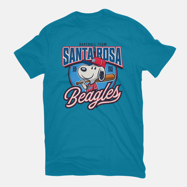 Santa Rosa Sluggers-Womens-Basic-Tee-Popnotic