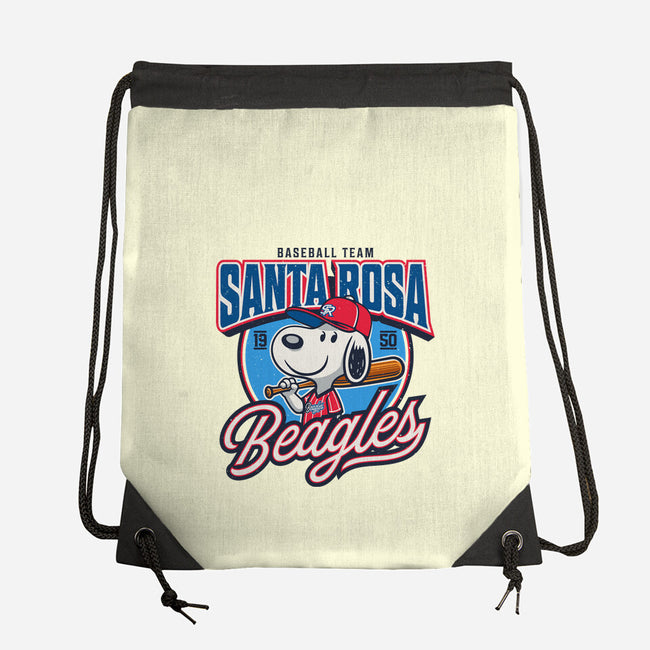 Santa Rosa Sluggers-None-Drawstring-Bag-Popnotic