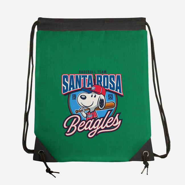 Santa Rosa Sluggers-None-Drawstring-Bag-Popnotic