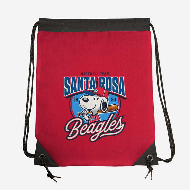 Santa Rosa Sluggers-None-Drawstring-Bag-Popnotic