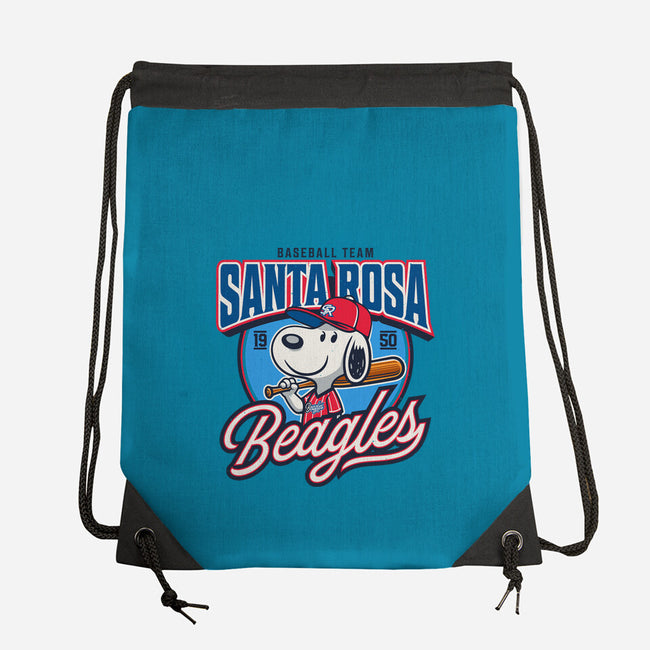 Santa Rosa Sluggers-None-Drawstring-Bag-Popnotic