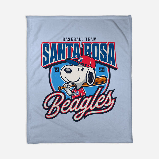 Santa Rosa Sluggers-None-Fleece-Blanket-Popnotic