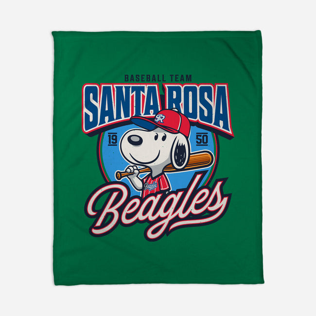 Santa Rosa Sluggers-None-Fleece-Blanket-Popnotic