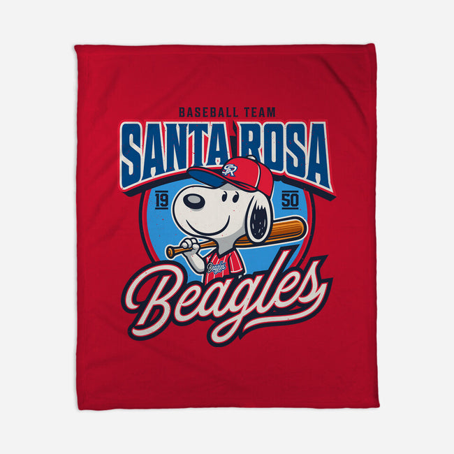 Santa Rosa Sluggers-None-Fleece-Blanket-Popnotic