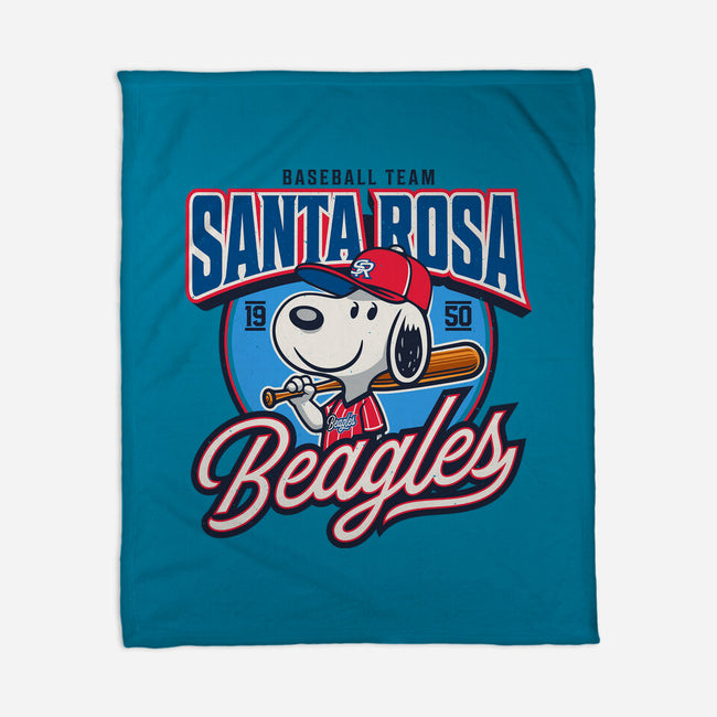 Santa Rosa Sluggers-None-Fleece-Blanket-Popnotic