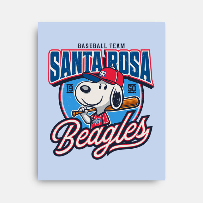 Santa Rosa Sluggers-None-Stretched-Canvas-Popnotic