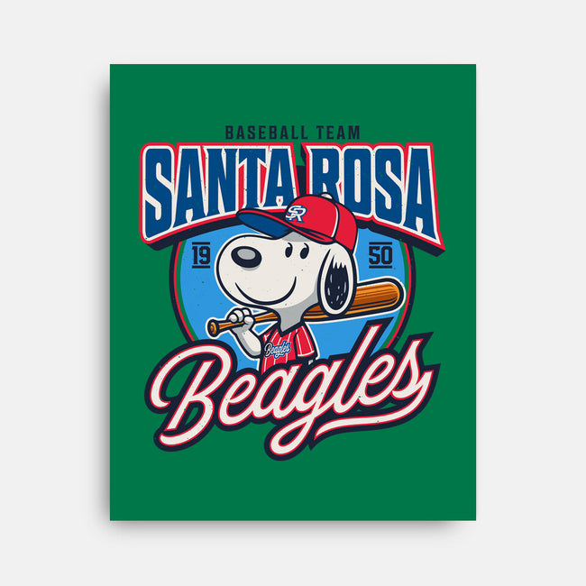 Santa Rosa Sluggers-None-Stretched-Canvas-Popnotic