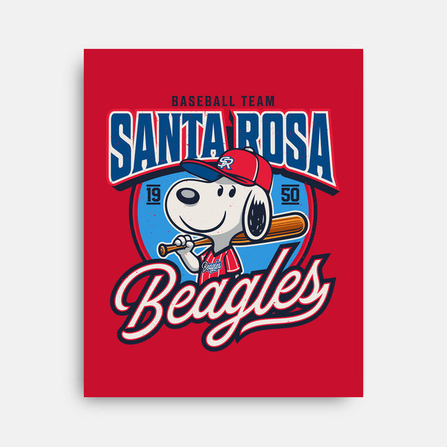 Santa Rosa Sluggers-None-Stretched-Canvas-Popnotic