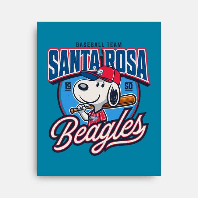 Santa Rosa Sluggers-None-Stretched-Canvas-Popnotic