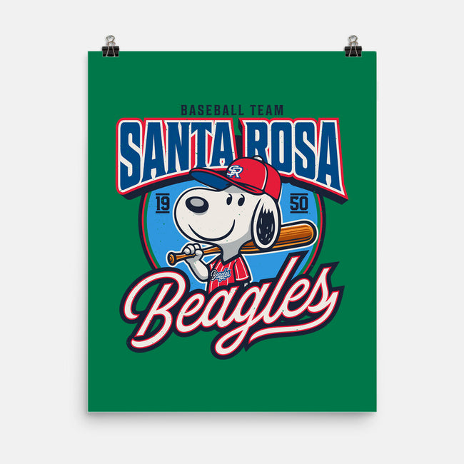 Santa Rosa Sluggers-None-Matte-Poster-Popnotic