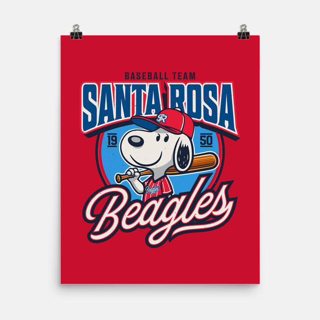 Santa Rosa Sluggers-None-Matte-Poster-Popnotic