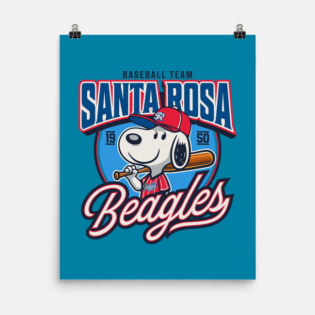Santa Rosa Sluggers-None-Matte-Poster-Popnotic