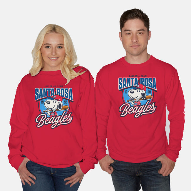 Santa Rosa Sluggers-Unisex-Crew Neck-Sweatshirt-Popnotic