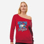 Santa Rosa Sluggers-Womens-Off Shoulder-Sweatshirt-Popnotic