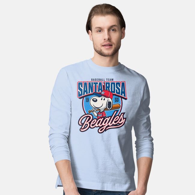 Santa Rosa Sluggers-Mens-Long Sleeved-Tee-Popnotic