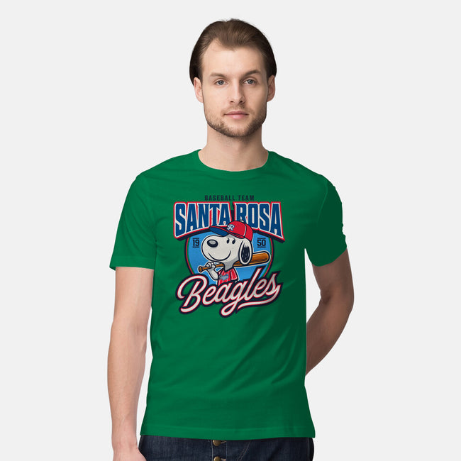 Santa Rosa Sluggers-Mens-Premium-Tee-Popnotic