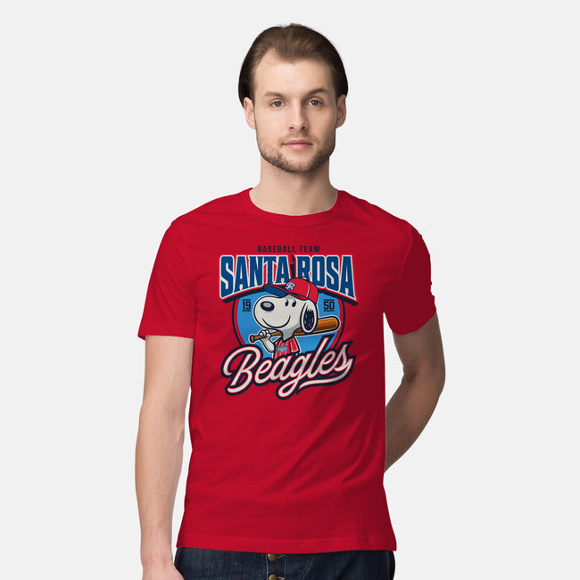 Santa Rosa Sluggers-Mens-Premium-Tee-Popnotic