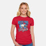 Santa Rosa Sluggers-Womens-Fitted-Tee-Popnotic
