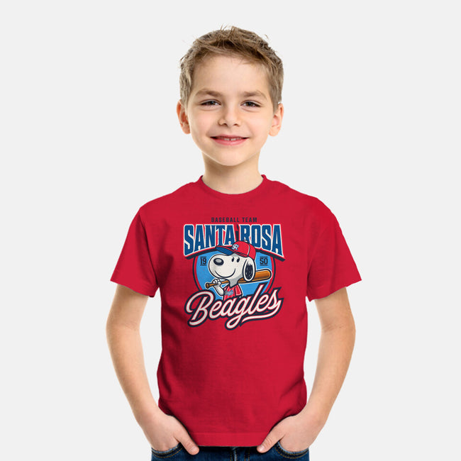 Santa Rosa Sluggers-Youth-Basic-Tee-Popnotic