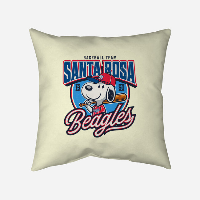 Santa Rosa Sluggers-None-Removable Cover w Insert-Throw Pillow-Popnotic