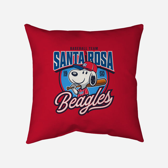 Santa Rosa Sluggers-None-Removable Cover w Insert-Throw Pillow-Popnotic
