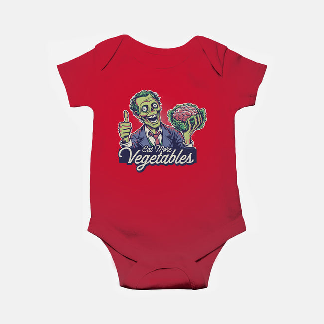 Eat More Vegetables-Baby-Basic-Onesie-Popnotic
