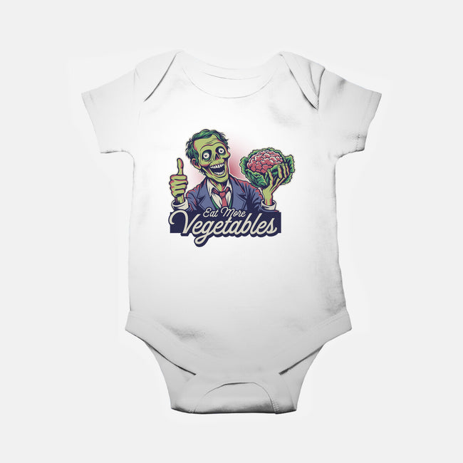 Eat More Vegetables-Baby-Basic-Onesie-Popnotic
