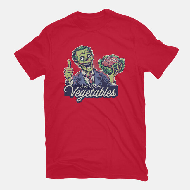 Eat More Vegetables-Mens-Basic-Tee-Popnotic