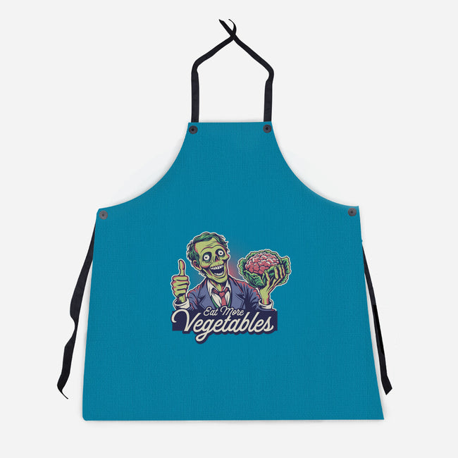 Eat More Vegetables-Unisex-Kitchen-Apron-Popnotic