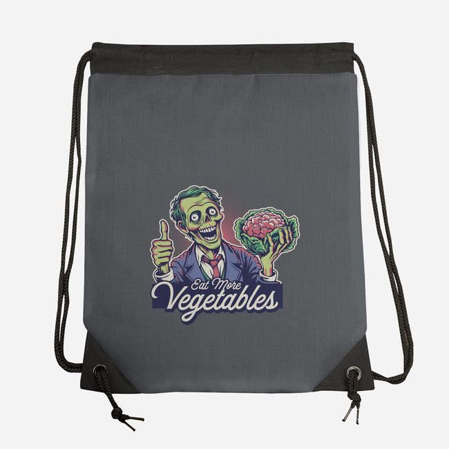 Eat More Vegetables-None-Drawstring-Bag-Popnotic